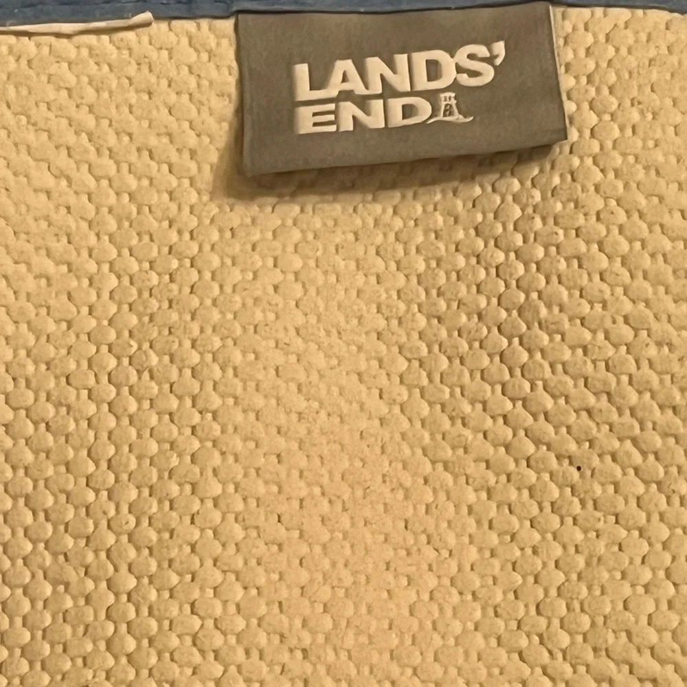 Land s End bathroom Toilet rug size 24 by 20 inches NWOT